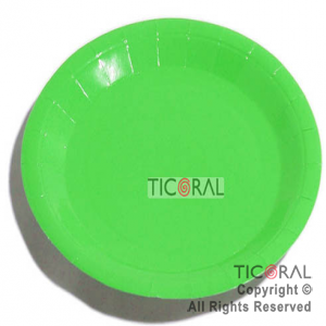 PLATO SOLID HS448-17 23CM VERDE MANZANA x 8